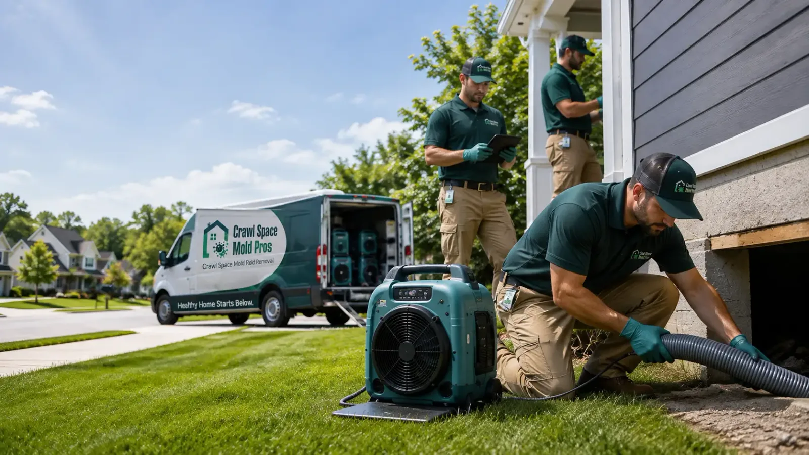 Crawl Space Mold Removal in Boron, CA